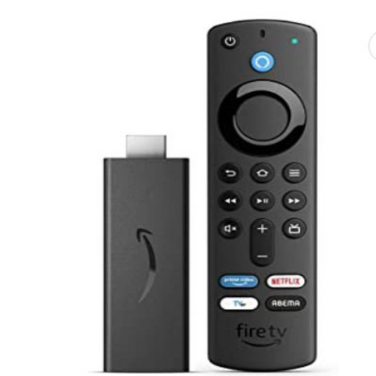 Fire TV Stick - Alexa対応音声認識リモコン(第3世代)付属